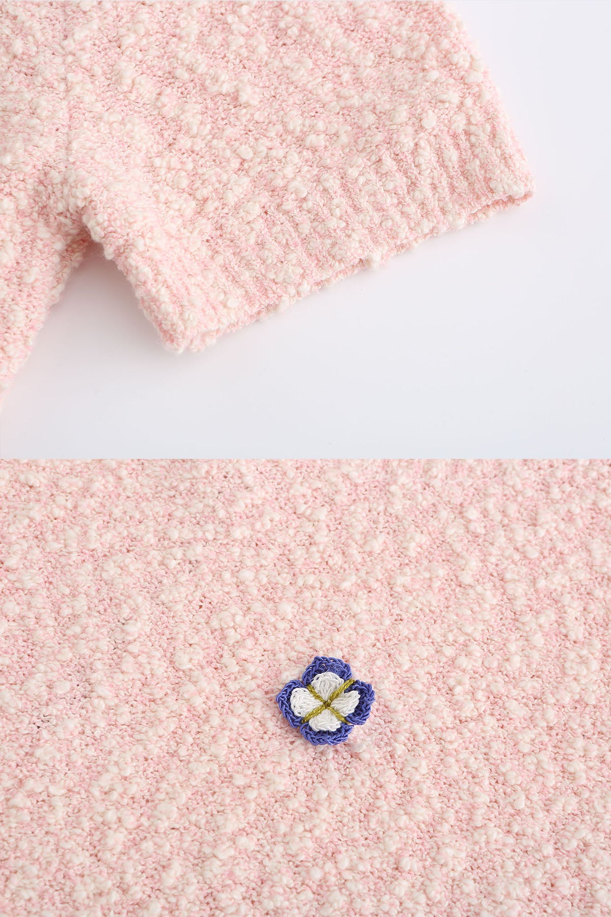 ZI II CI IEN | Misty Rose Knit Top