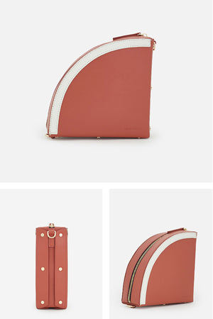 Incomplete | Red Quadrant Leather Bag