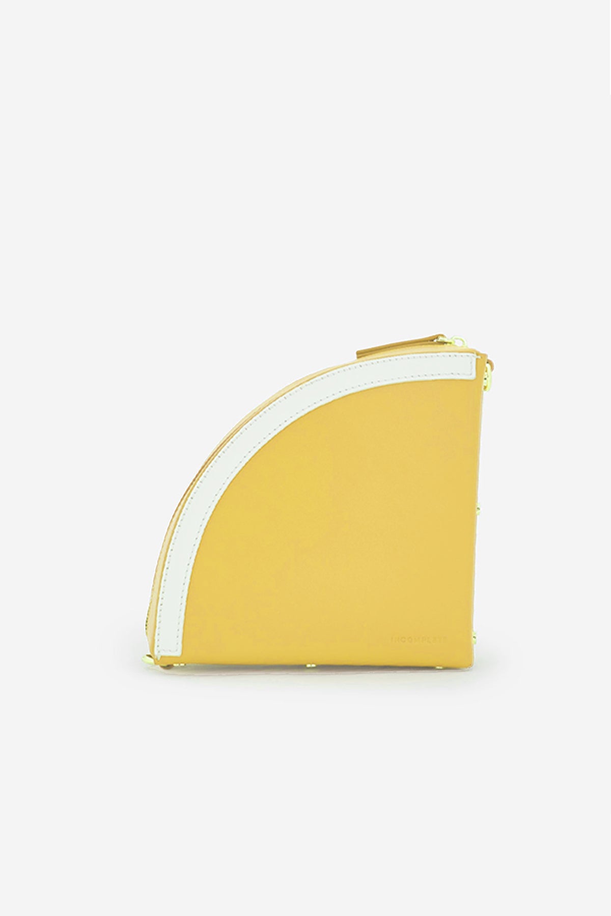 Incomplete | Yellow Quadrant Leather Bag
