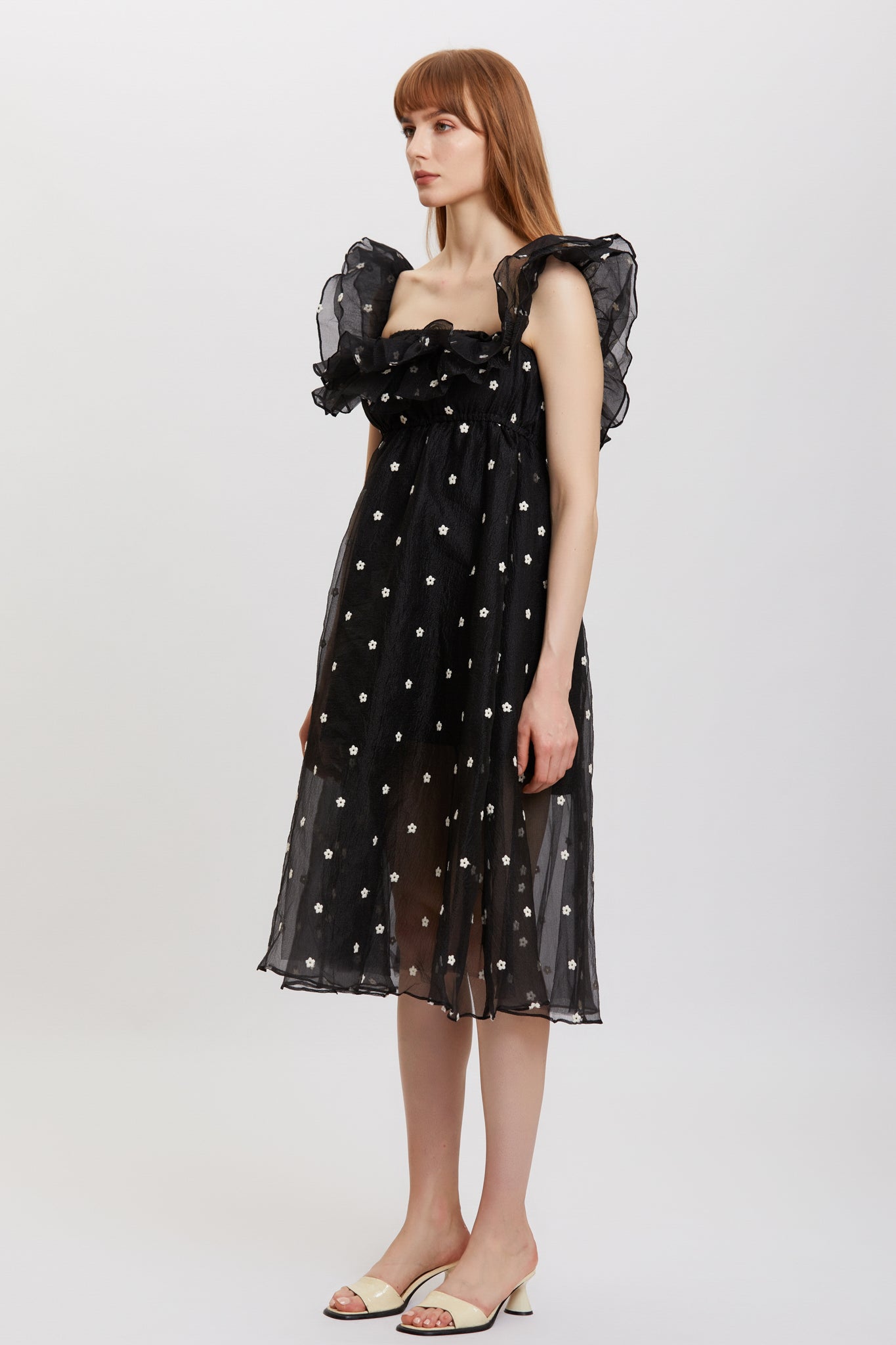 ST | Jasminum Ruffle Organza Dress
