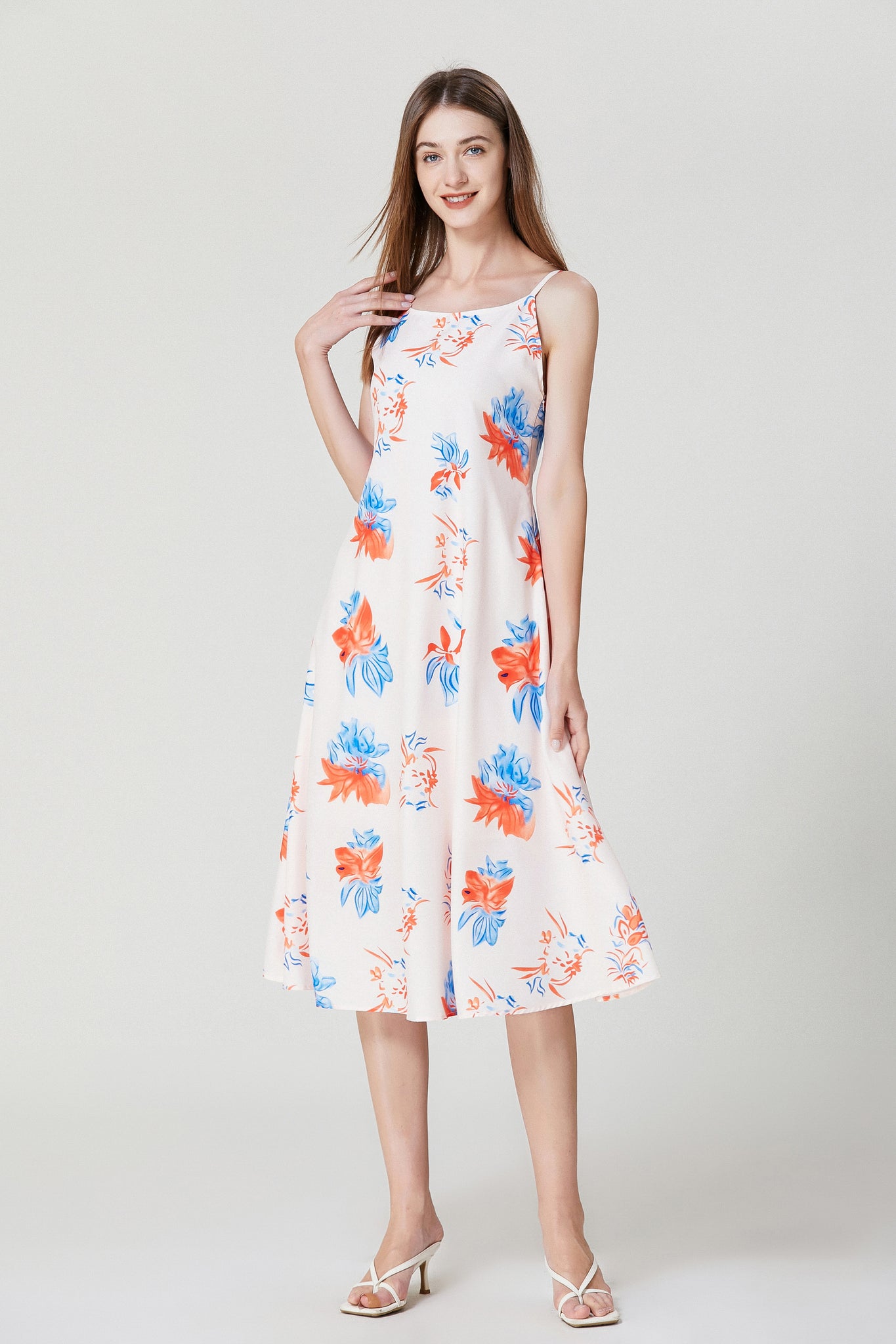 Sylphide | Lakia Pink Floral Slip Dress