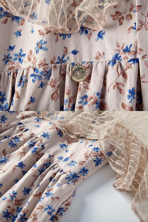 Molifusu | Lam Shawl Lace Dress