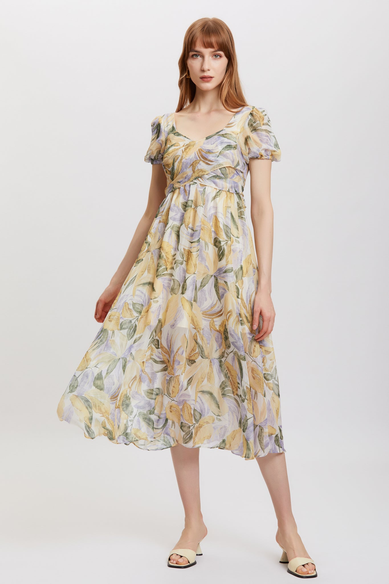 ST | Liliiflora Puff Maxi Dress