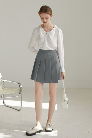 Fansilanen | Lina Gray Pleated Skirt