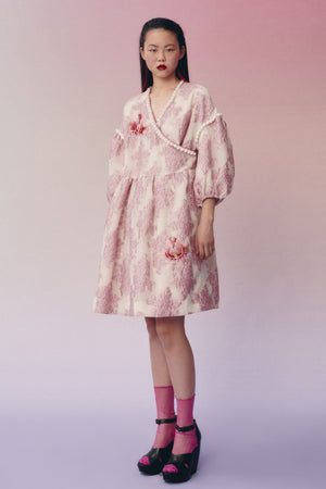 Mukzin | Lotus Pink Puff Mini Dress