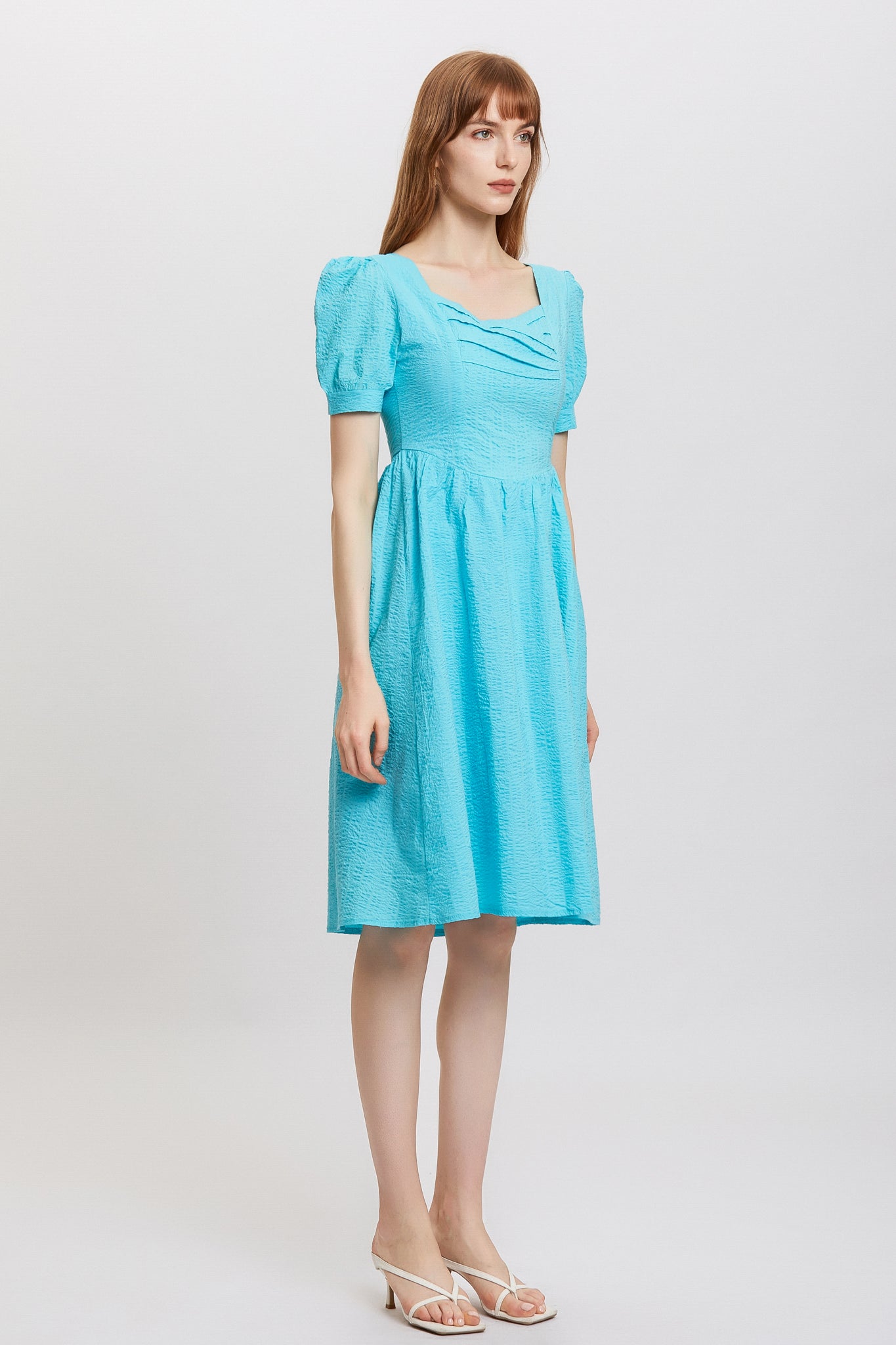 Sylphide | Nina Blue Puff Dress