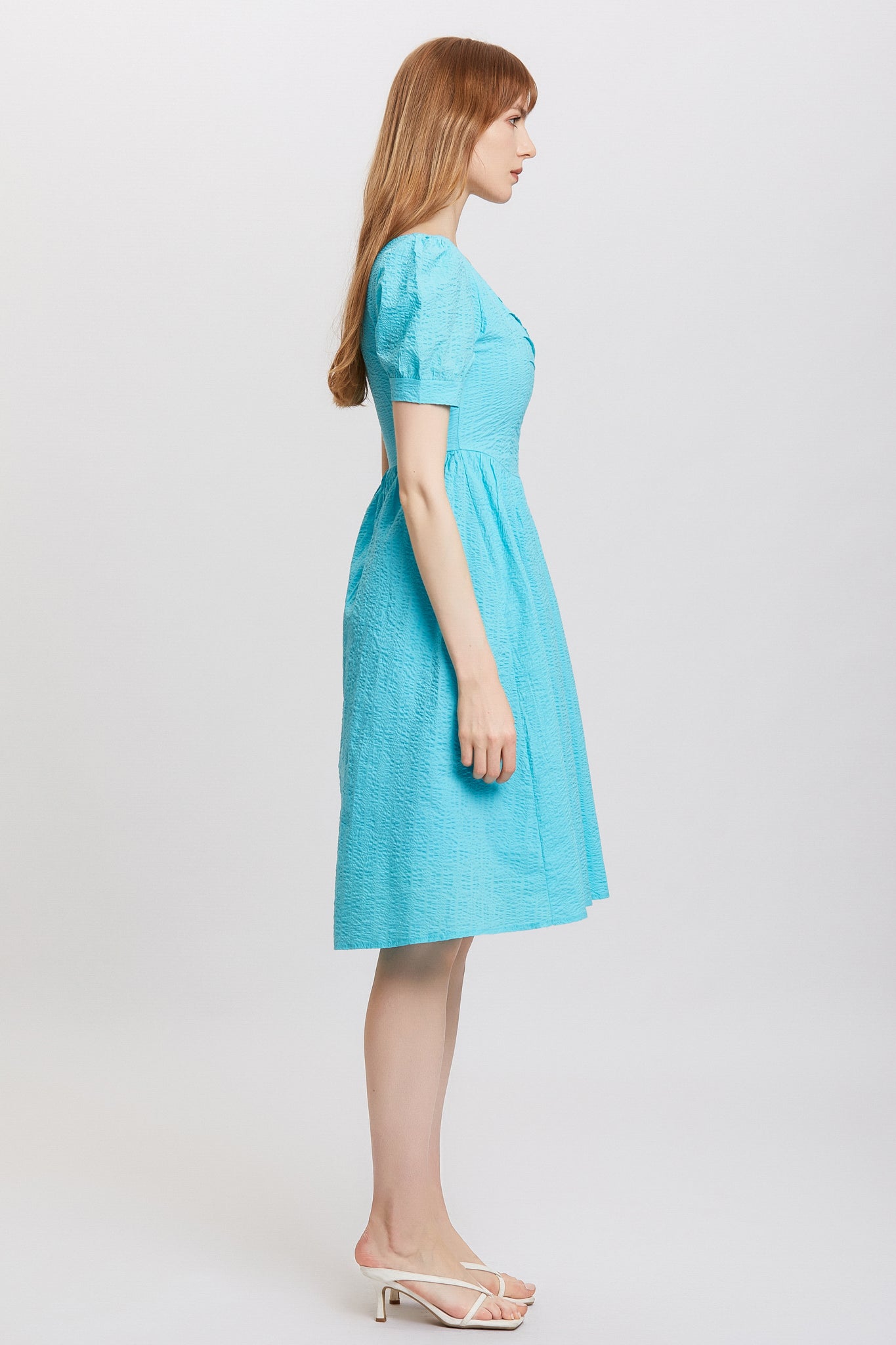 Sylphide | Nina Blue Puff Dress