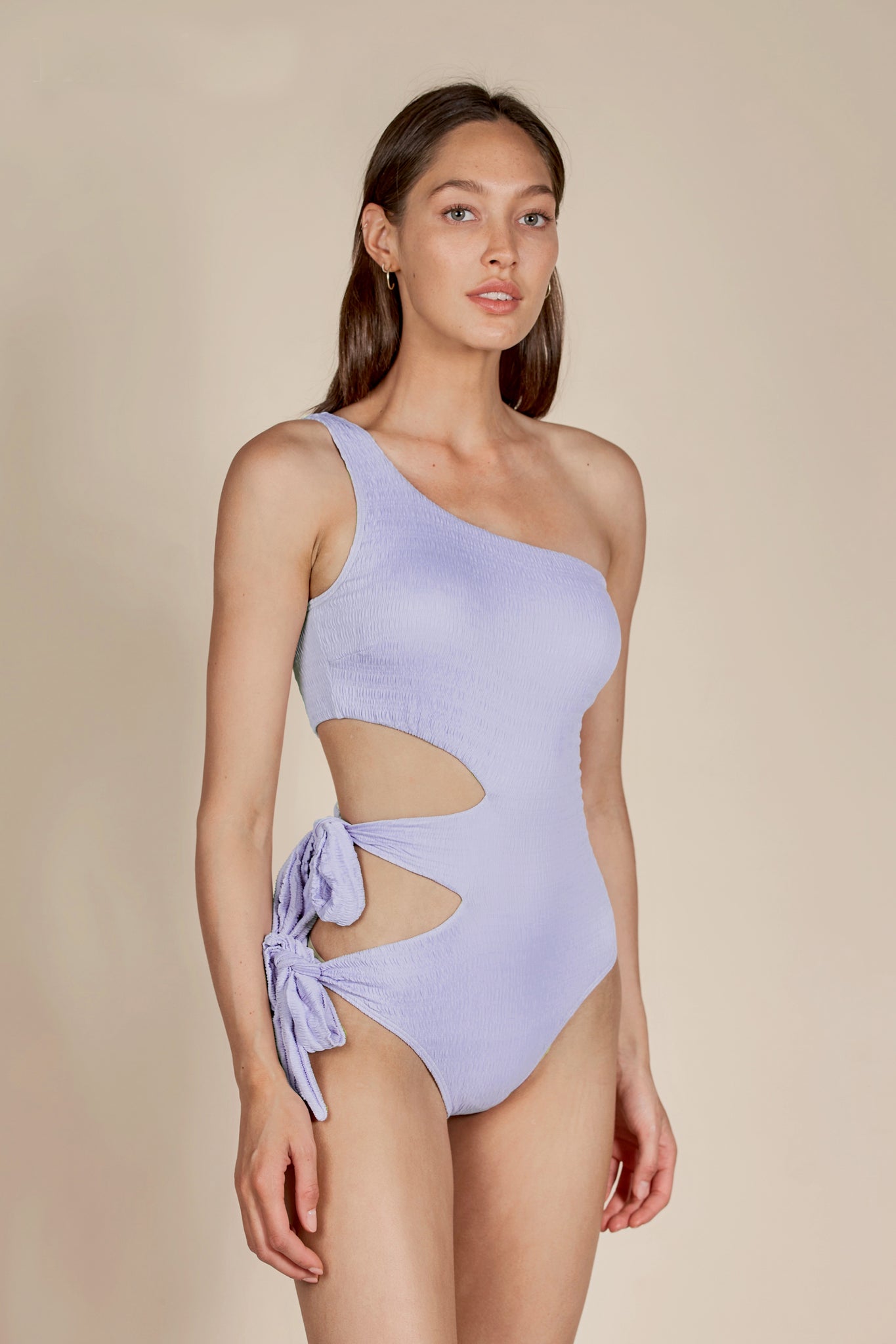 Limone | Aster Asymmetric One-Piece Swimsuit