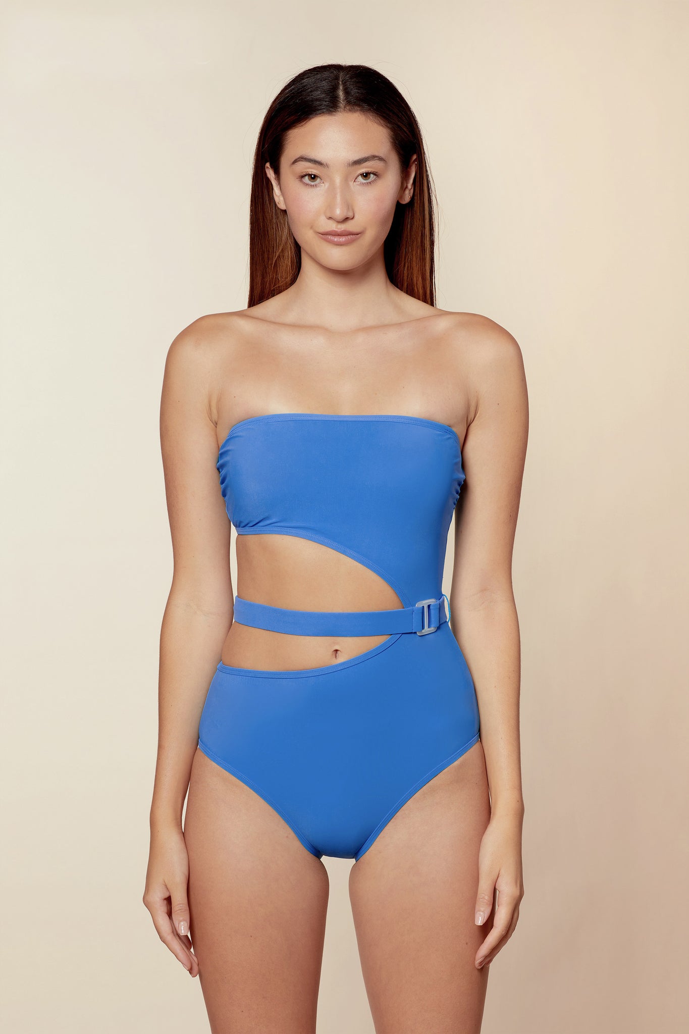 Limone | Paeony Blue One-Piece Swimsuit