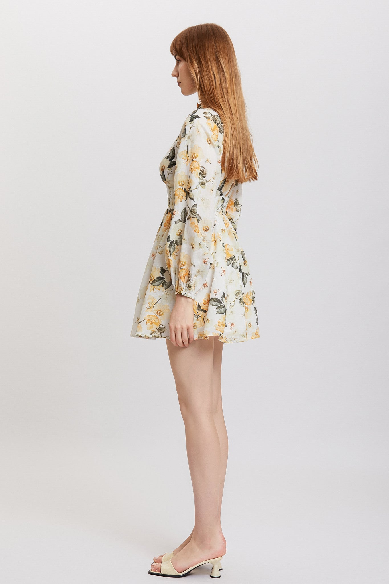 ST | Pericallis Ruffle Mini Dress