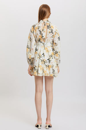 ST | Pericallis Ruffle Mini Dress