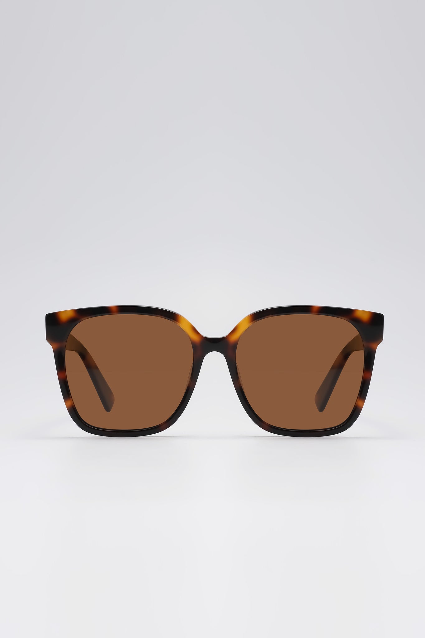 Fangyan | Rectangular Tortoiseshell Brown Sunglasses