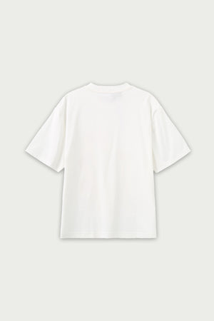 ZI II CI IEN | White Floral Pure Cotton T Shirt