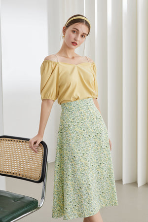Fansilanen | Sherry Floral Midi Skirt