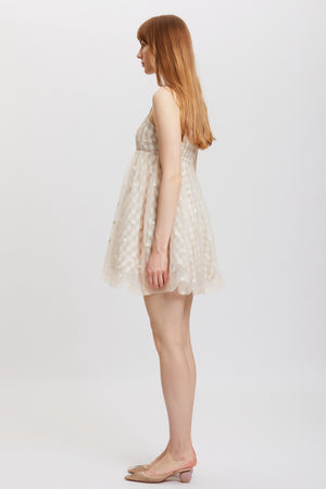 ST | Sophora Plaid Mini Dress