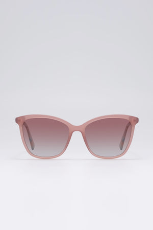 Fangyan | Square-Round Pink Sunglasses
