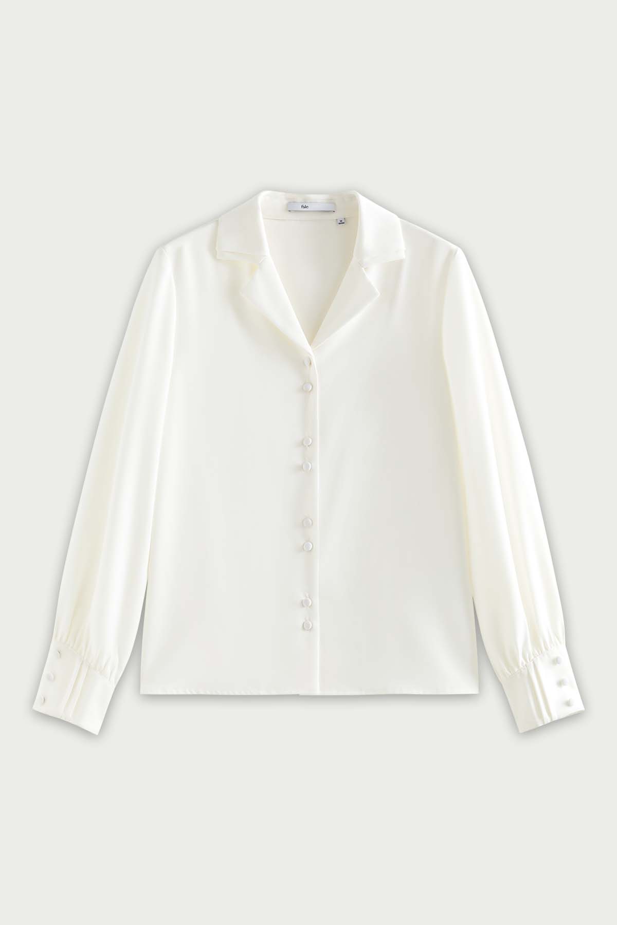 Fansilanen | Suzette White Notched Shirt