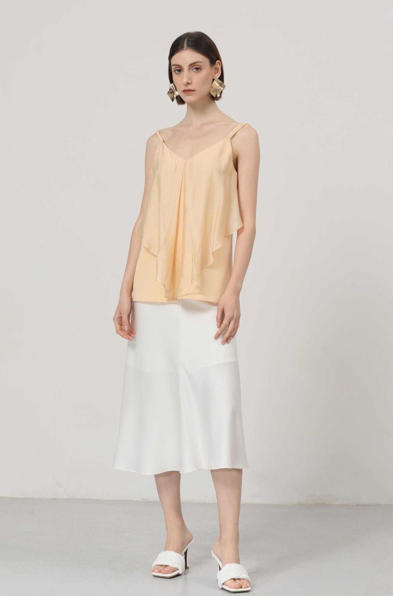 LINDONG | Sybille Yellow Layering Suspender Top