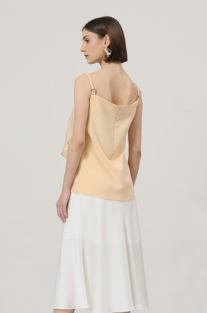 LINDONG | Sybille Yellow Layering Suspender Top
