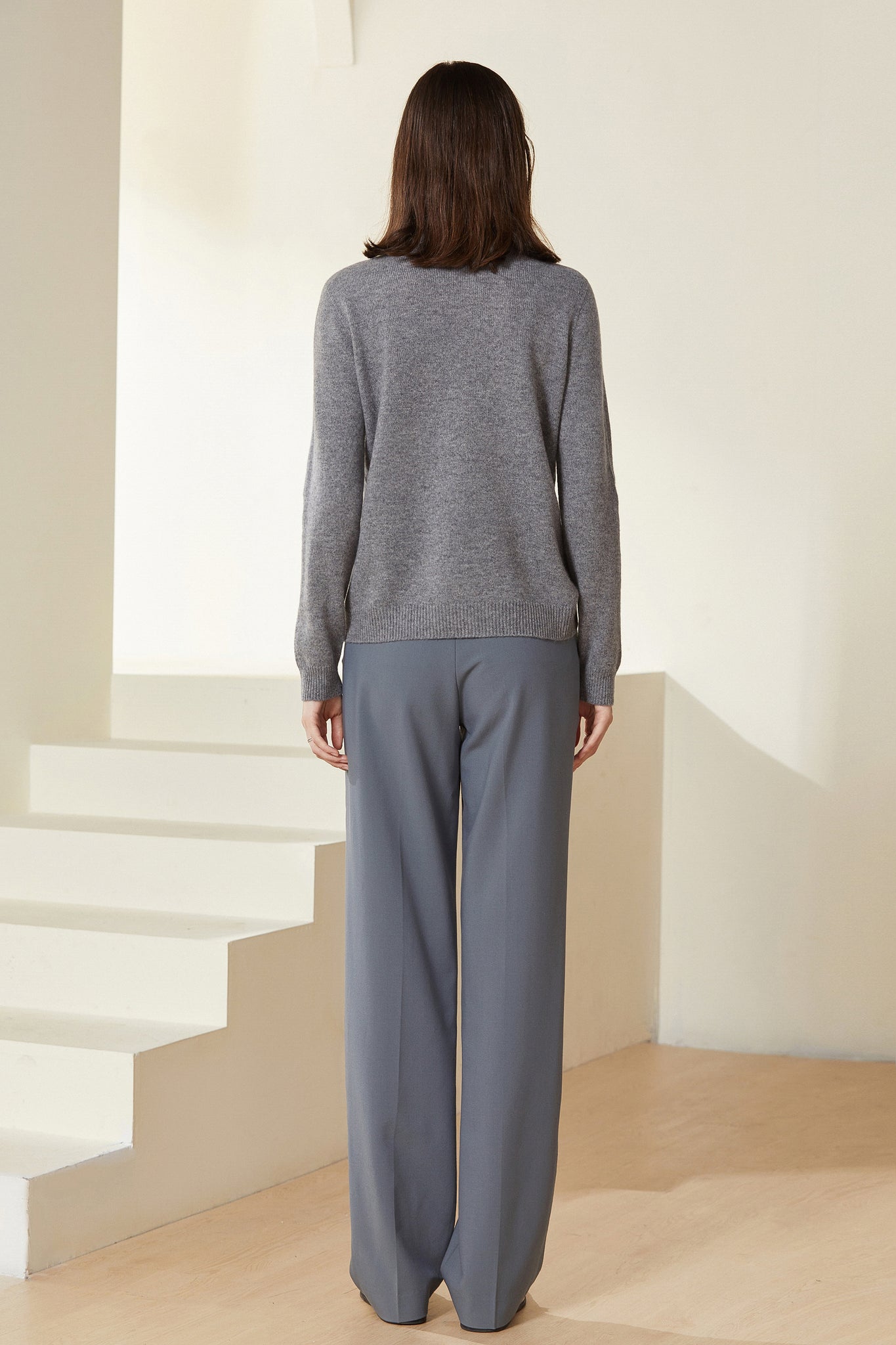 Sylphide | Maia Gray Rollneck Wool Sweater