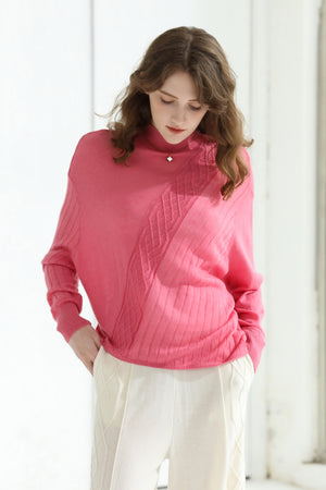 Sylphide | Mirielle Pink Wool Sweater
