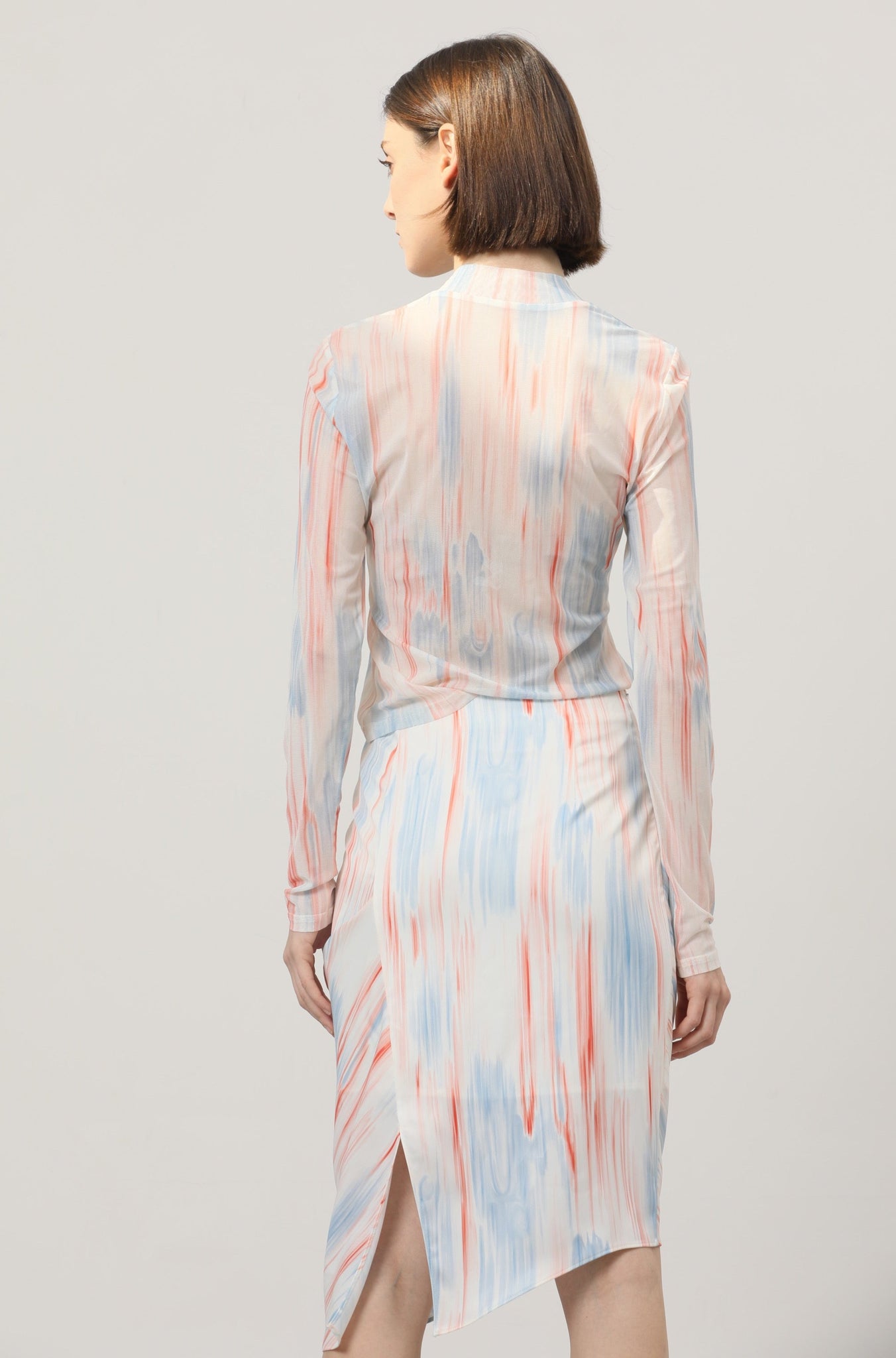 LINDONG | Viola Asymmetric Drape Skirt