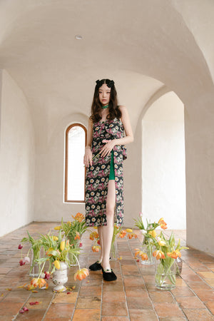 WXC | Floral Tied Slip Dress