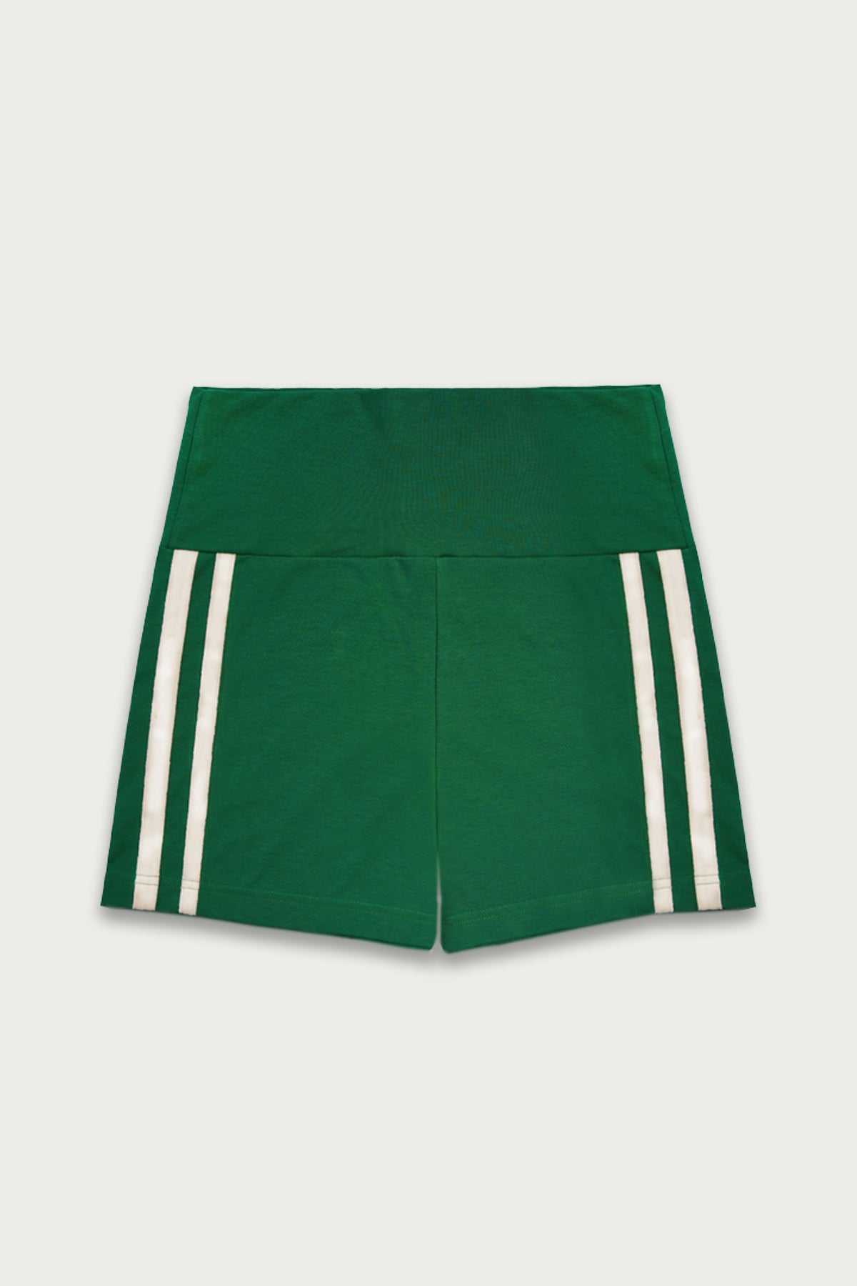 WXC | High Waist Green Strips Shorts