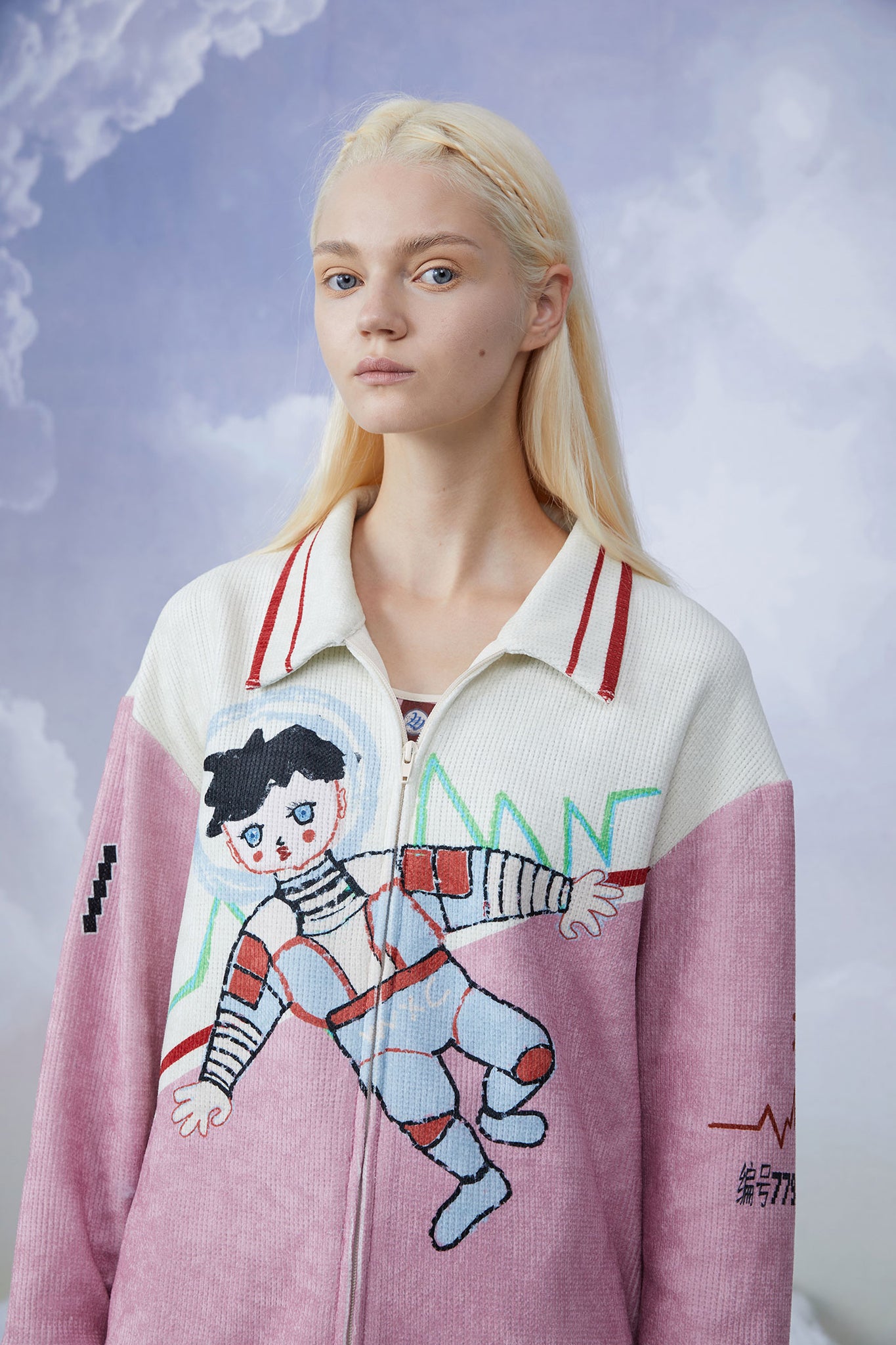 WXC | Spaceman Pink Fleece Jacket