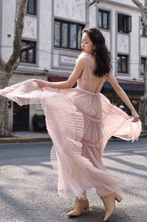 Molifusu | Waltz Veil Layered Dress