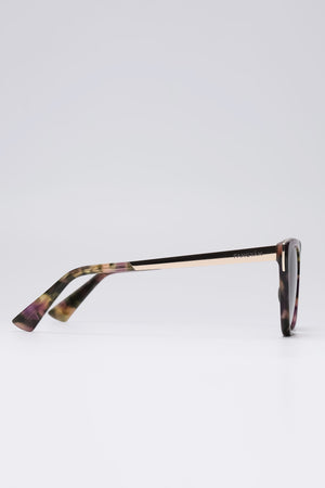 Fangyan | Cat-Eye Tortoiseshell Metal Sunglasses