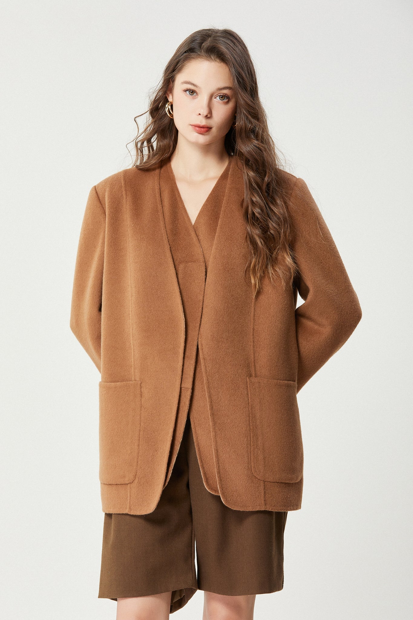 Fangyan | Olga Wool Gilet and Coat Set