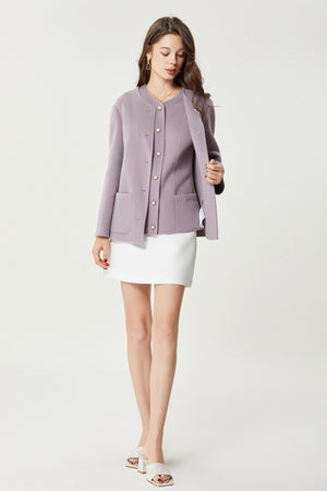Fangyan | Sharon Wool Gilet and Coat Set