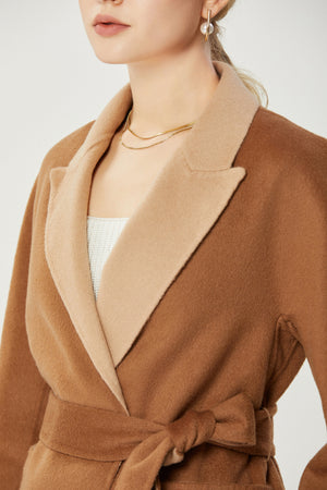 Fangyan | Cecile Wool and Silk Coat